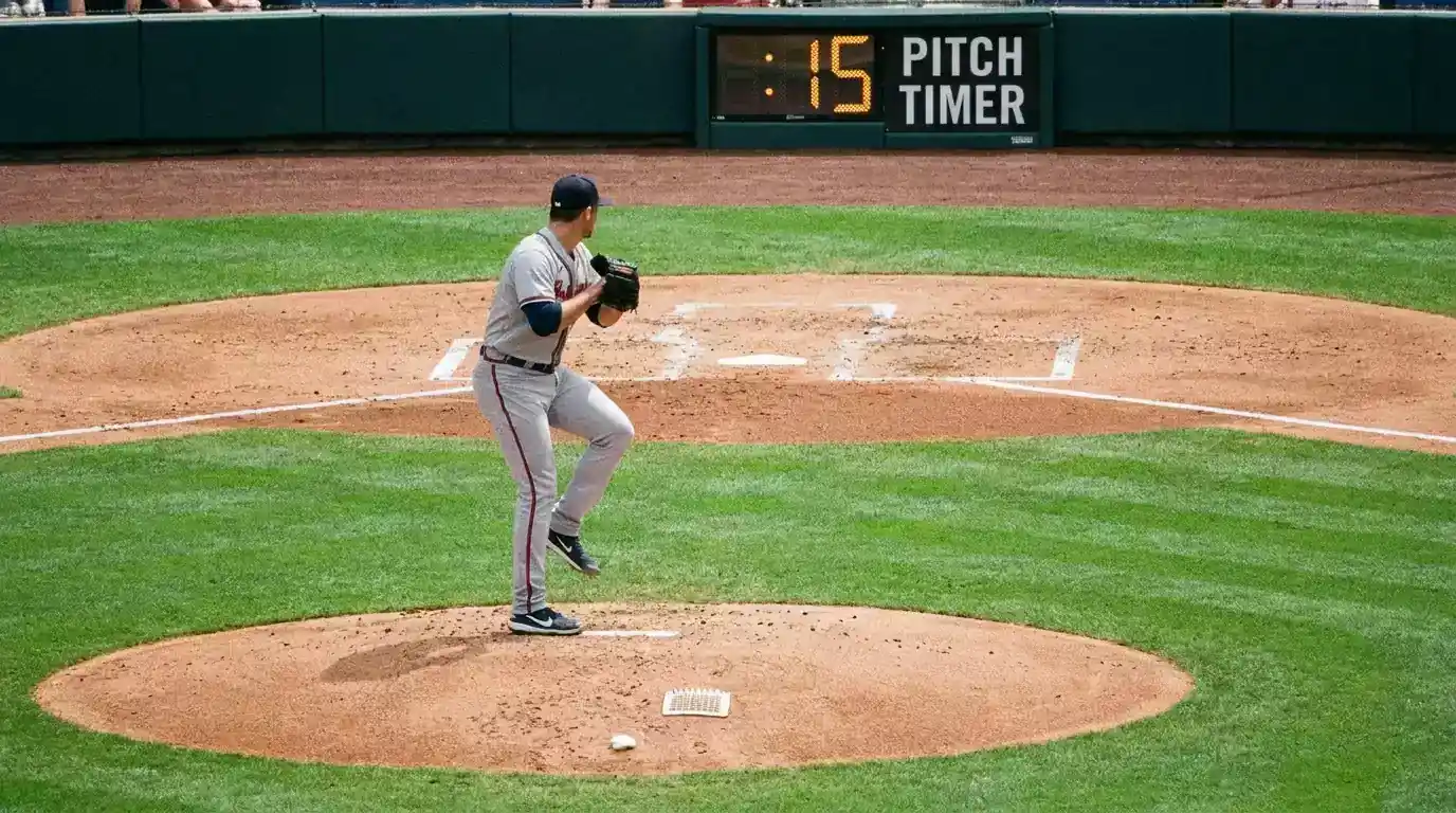 MLB pitch clock with 15-second timer between pitches and faster game pace for UK punters